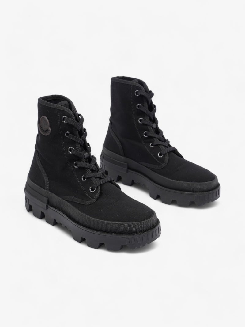  Moncler Pyla Boot Black Canvas EU 40 UK 5