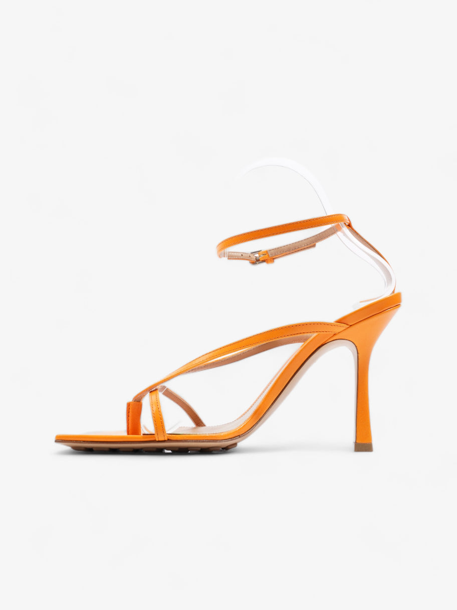 Stretch Strap Heel Orange Leather EU 36 UK 3 Image 3