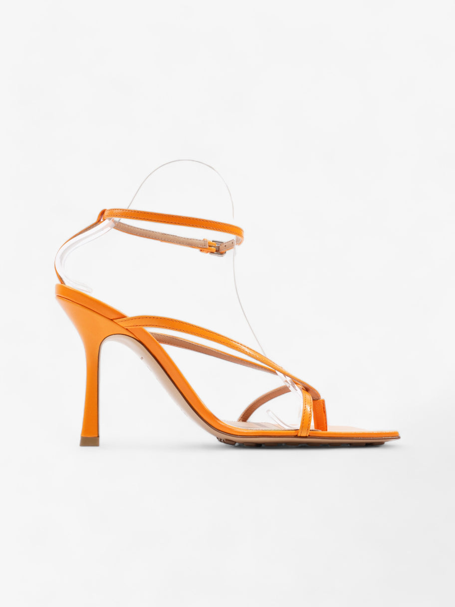 Stretch Strap Heel Orange Leather EU 36 UK 3 Image 4