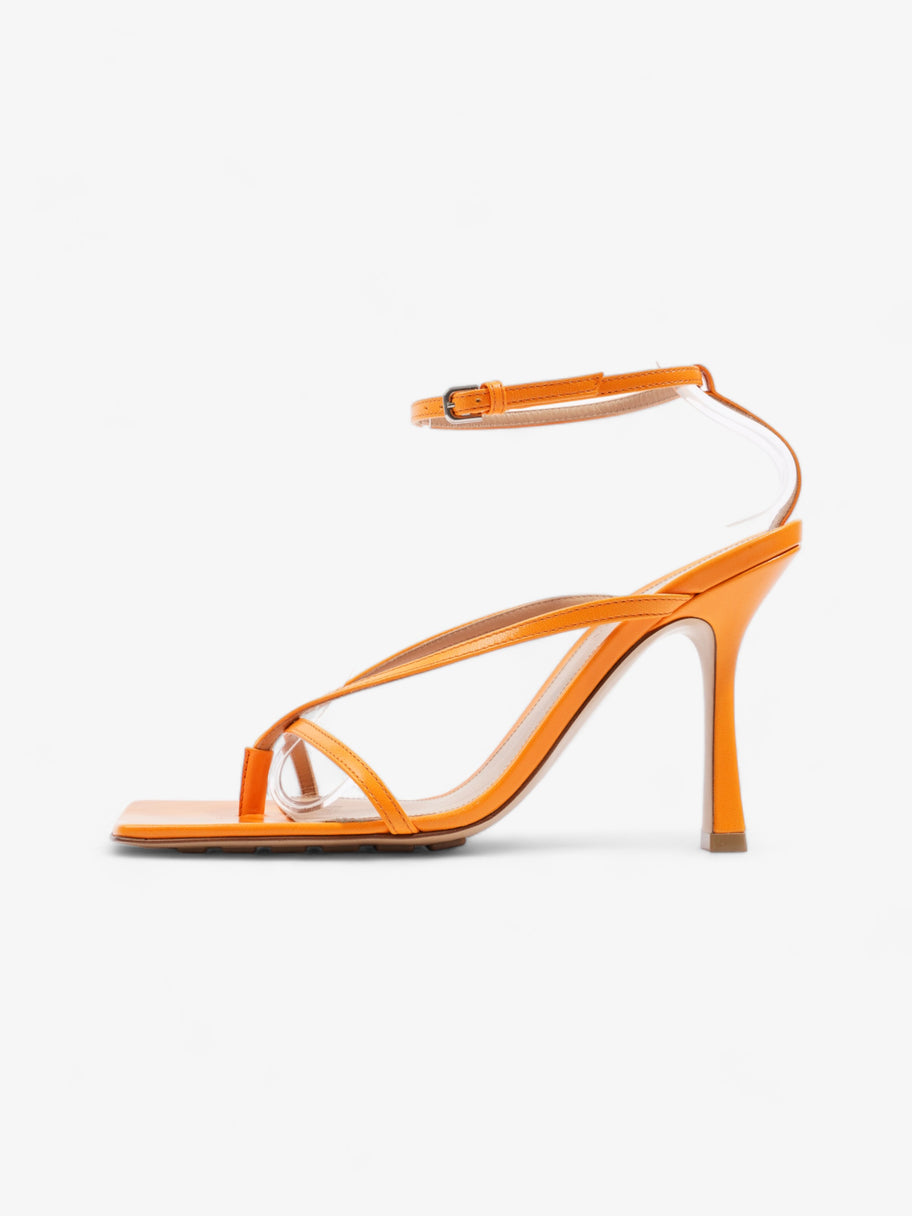 Stretch Strap Heel Orange Leather EU 36 UK 3 Image 5