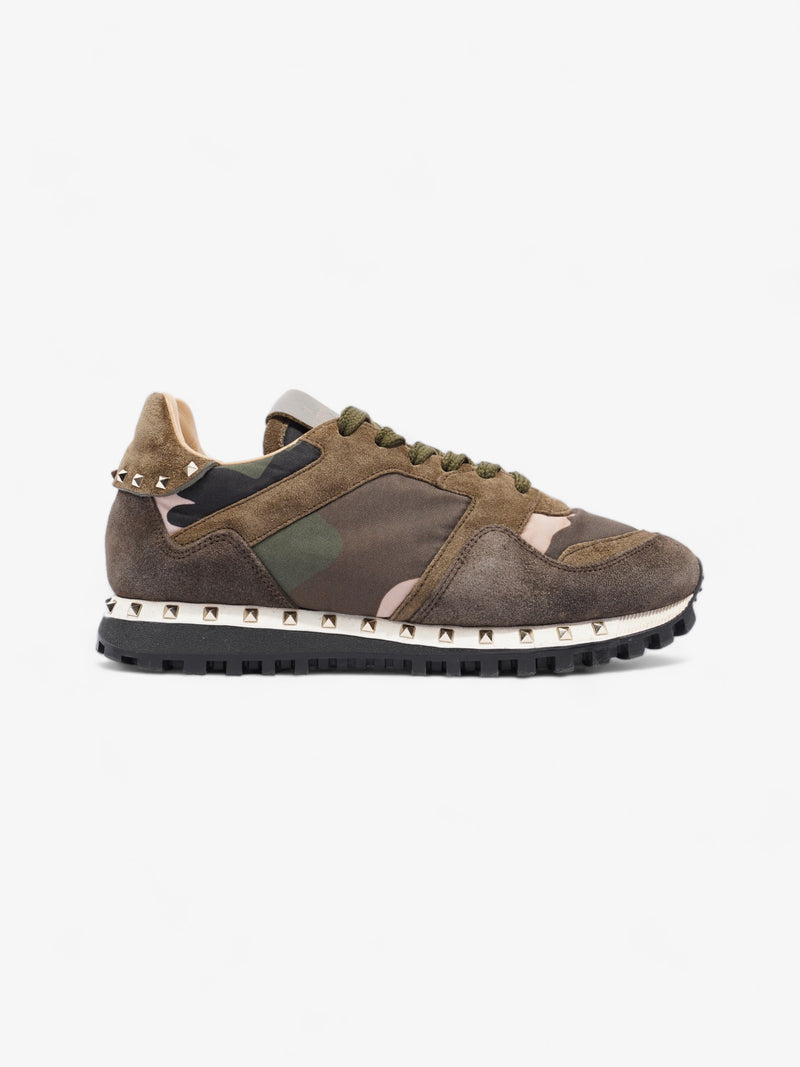  Valentino Rockstud Green Camo Suede EU 36.5 UK 3.5