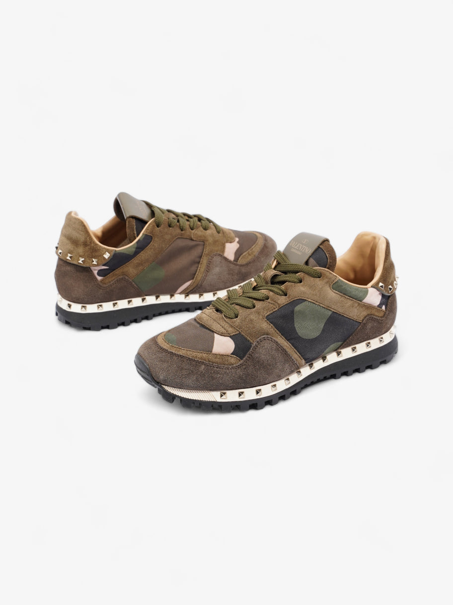 Valentino Rockstud Green Camo Suede EU 36.5 UK 3.5 Image 10