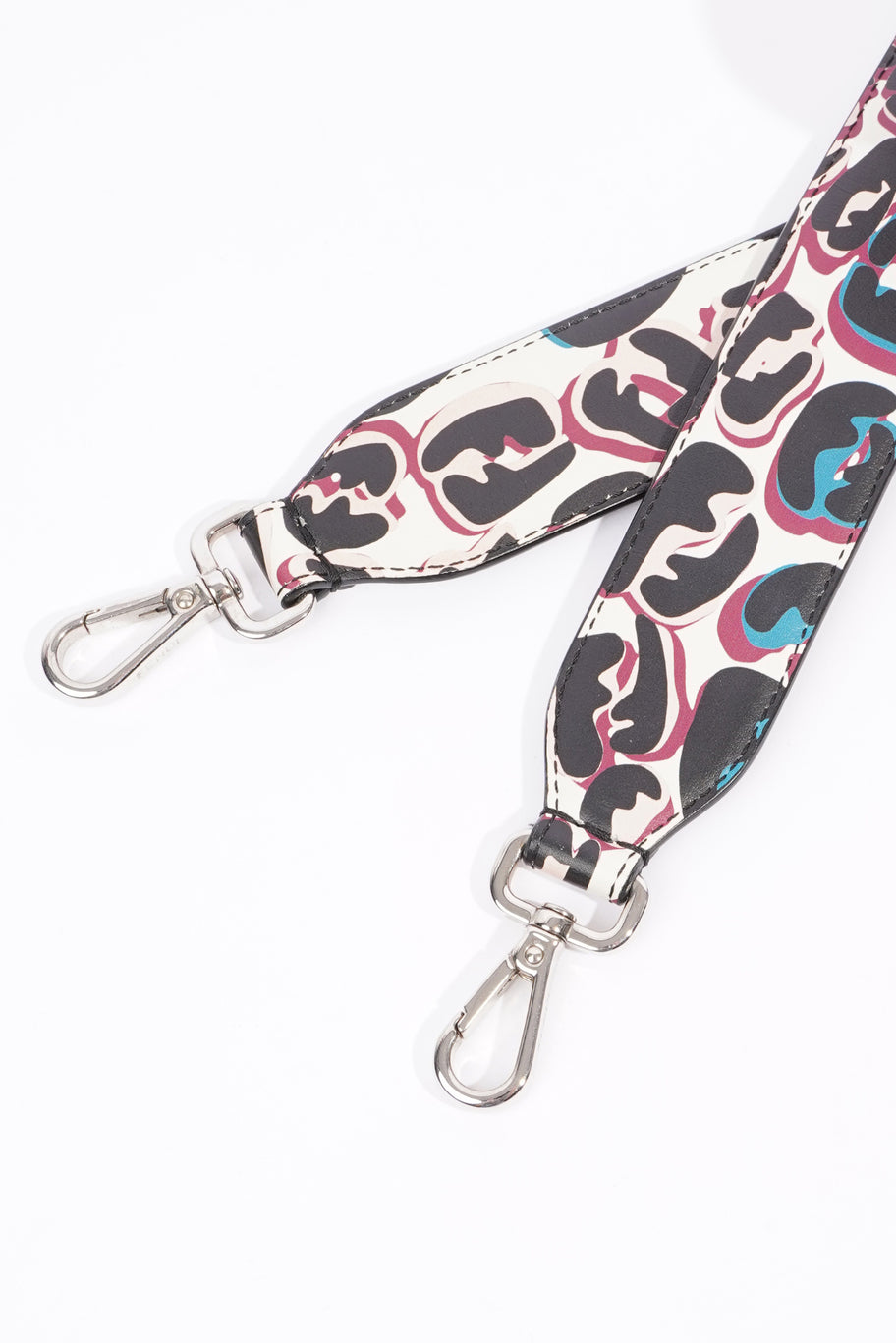 Fendi Strap You Multi FF Print / Black Leather Image 4