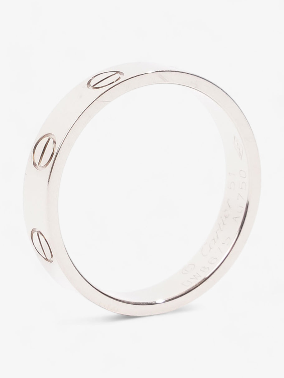 Cartier LOVE Wedding Band 18ct White Gold White Gold 51 Image 5