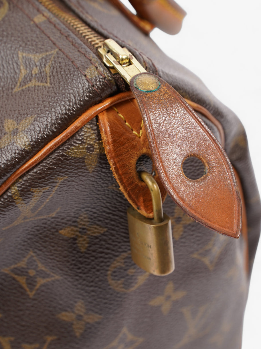 Louis Vuitton Speedy Brown / Monogram Coated Canvas 30 Image 17