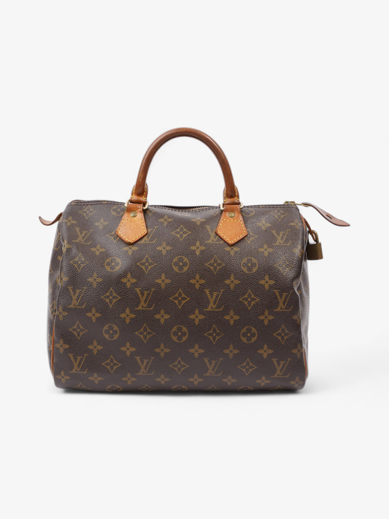  Louis Vuitton Speedy Brown / Monogram Coated Canvas 30