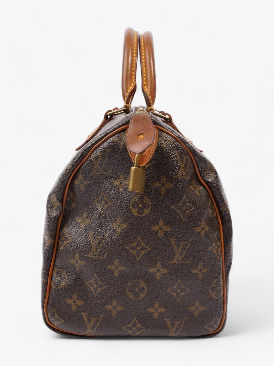 Louis Vuitton Speedy Brown / Monogram Coated Canvas 30 Image 4