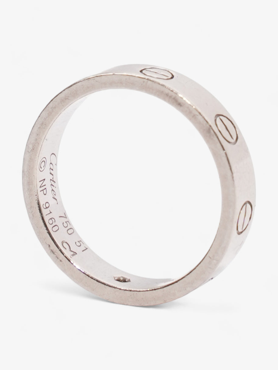 Wedding LOVE Band With Diamond White Gold White Gold 51 Image 5