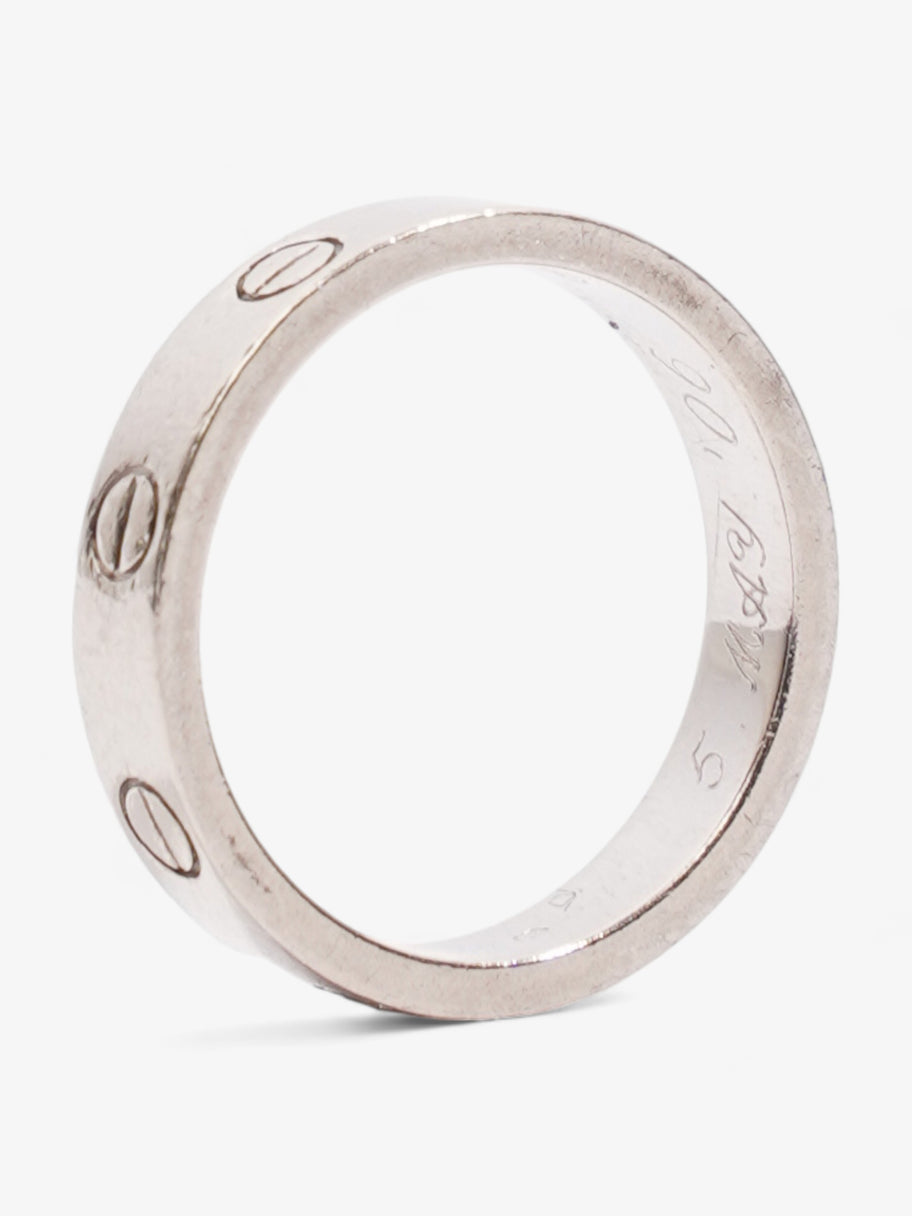 Wedding LOVE Band With Diamond White Gold White Gold 51 Image 6