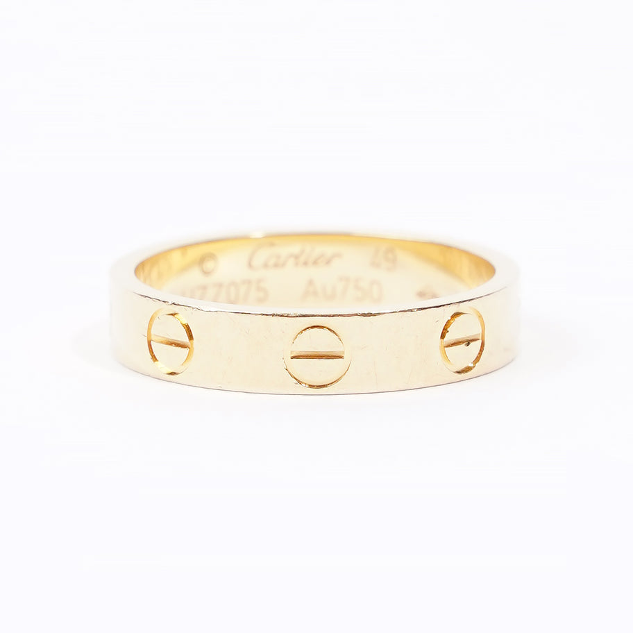 Wedding LOVE Band Yellow Gold Yellow Gold 49 Image 1