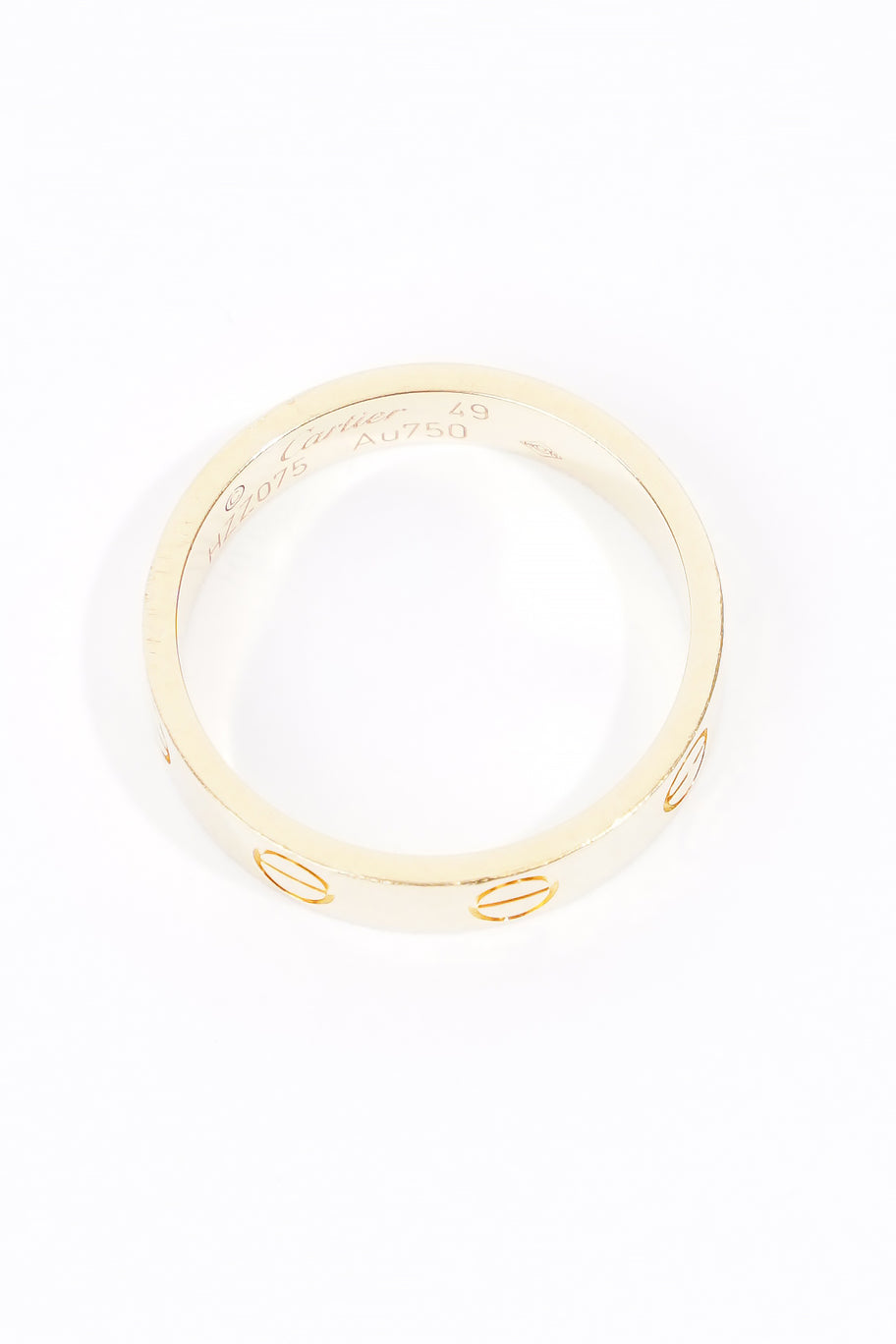 Wedding LOVE Band Yellow Gold Yellow Gold 49 Image 2