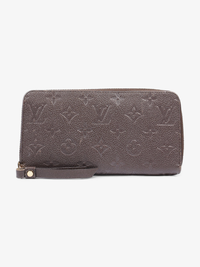  Zippy Wallet Brown Empreinte Leather