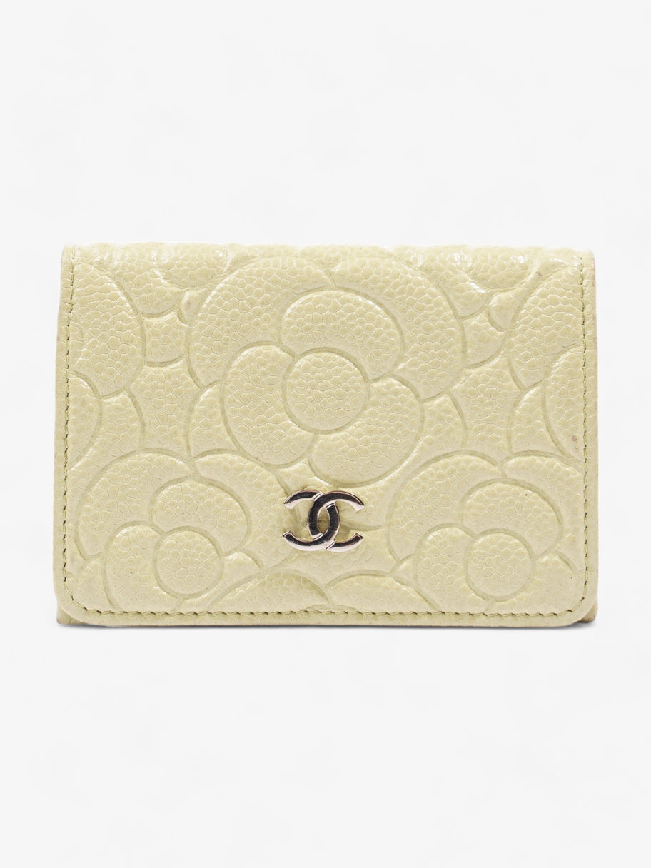 Camelia Wallet Beige Caviar Leather Image 1