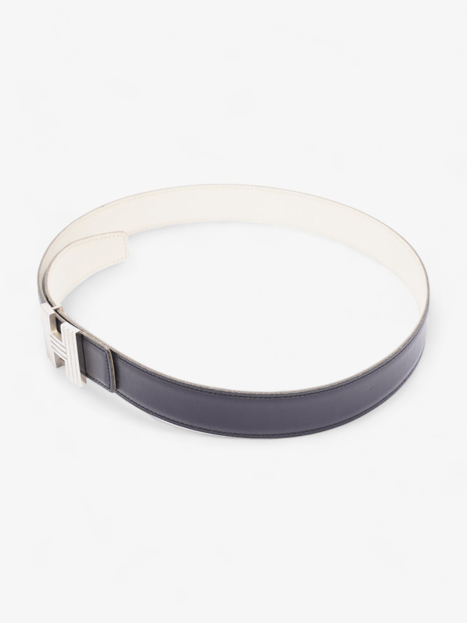 H Belt Black / Cream Leather 78 Image 3