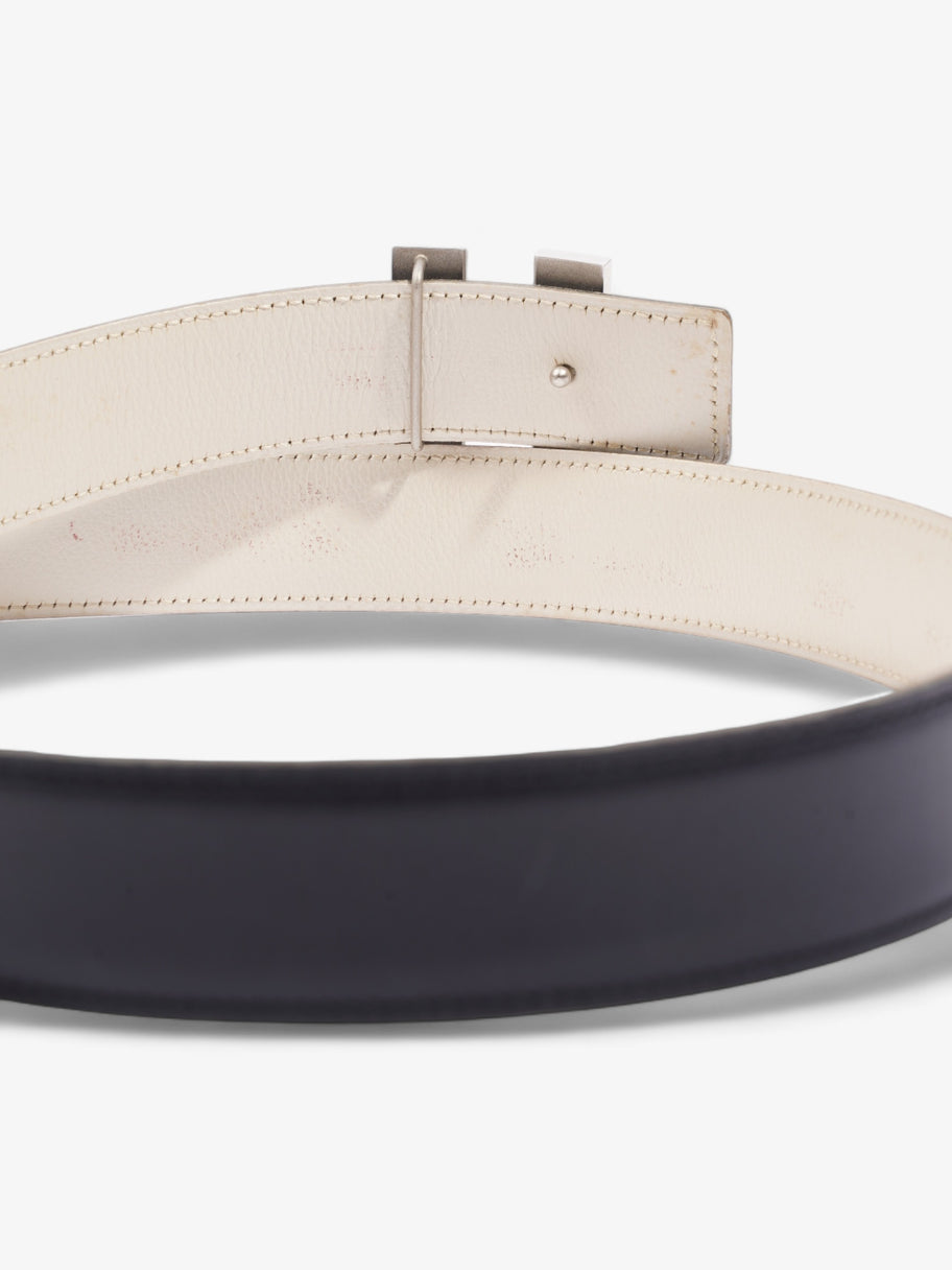 H Belt Black / Cream Leather 78 Image 8