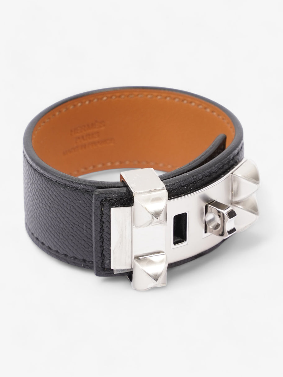 Collier De Chein Bracelet Black Leather T3 Image 2