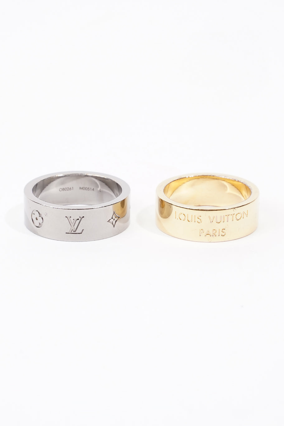 Louis Vuitton Berg LV Instinct Rings Gold / Silver Gold Plated L Image 2