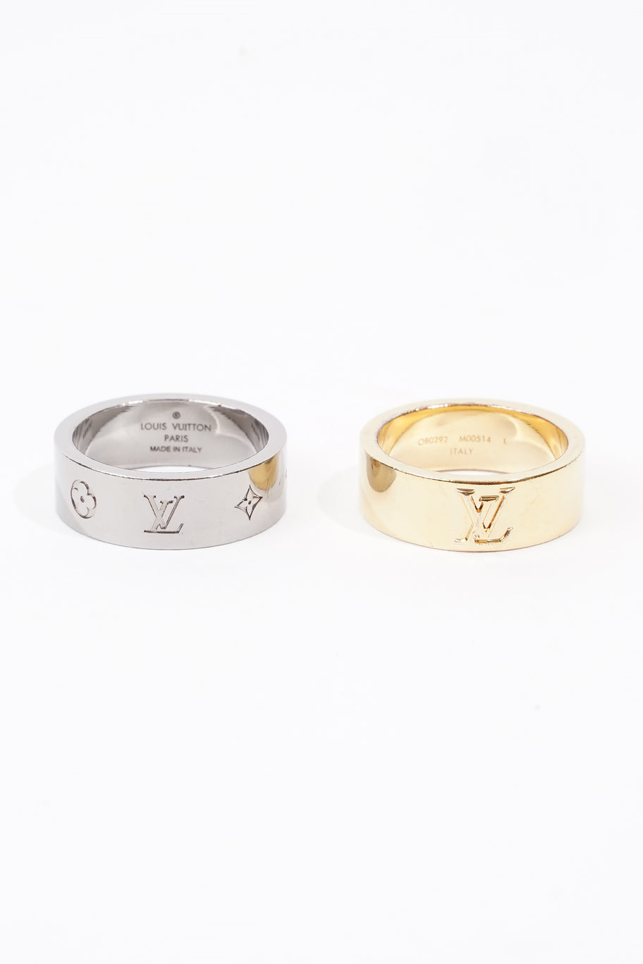 Louis Vuitton Berg LV Instinct Rings Gold / Silver Gold Plated L Image 3