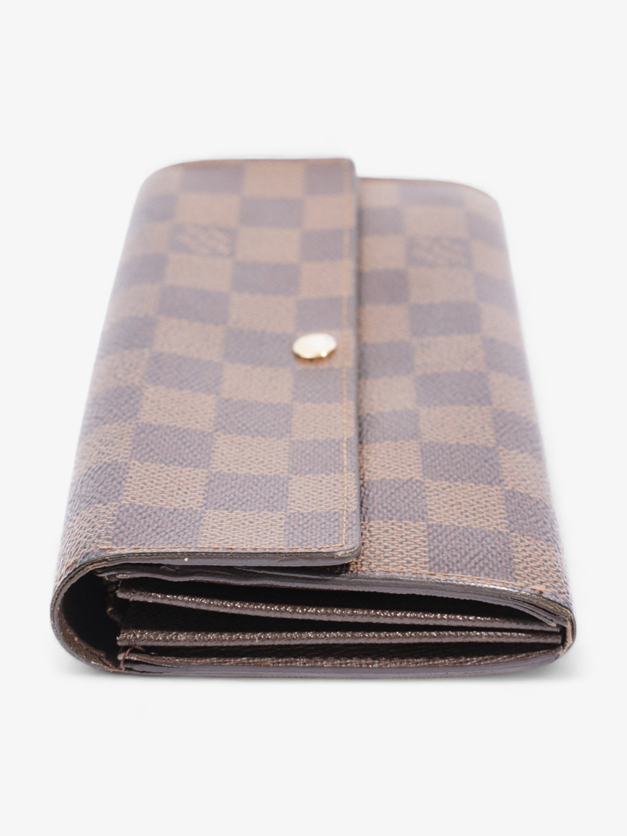 Portefeuille Sarah Wallet Damier Ebene Coated Canvas Image 4