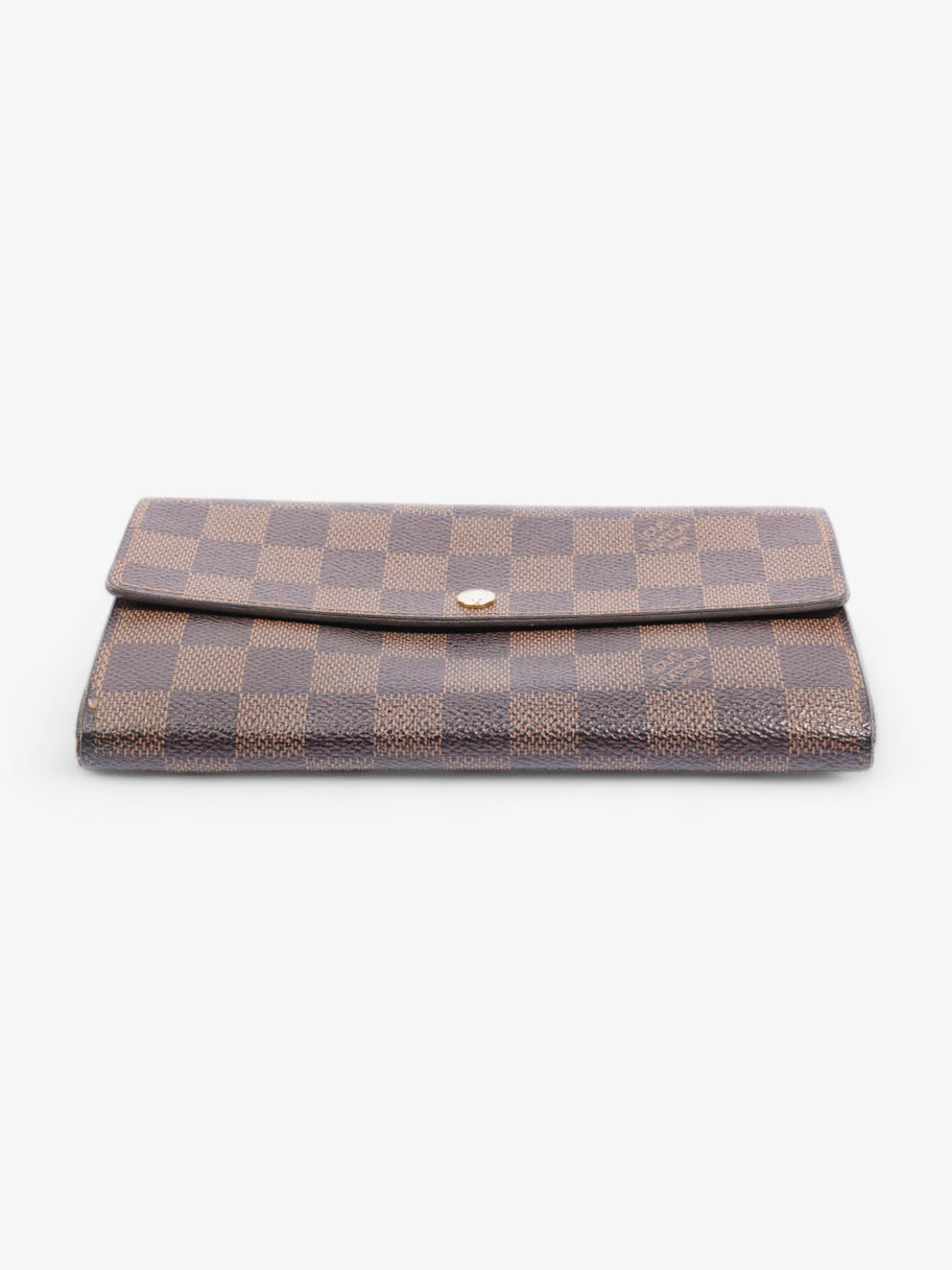 Portefeuille Sarah Wallet Damier Ebene Coated Canvas Image 5