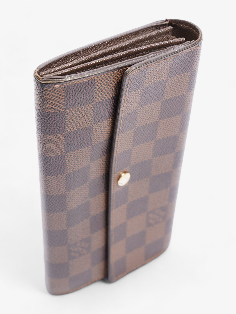 Portefeuille Sarah Wallet Damier Ebene Coated Canvas Image 6