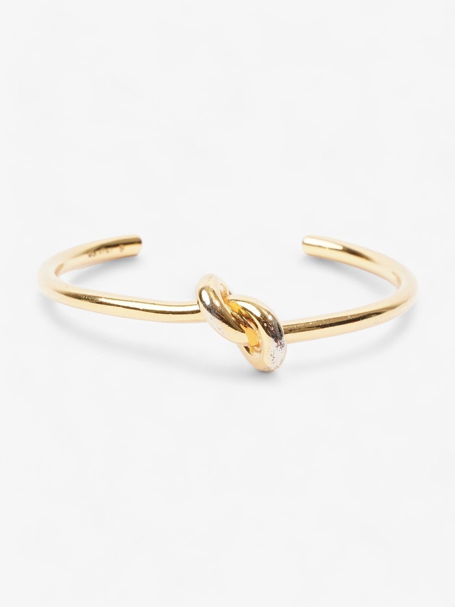 Knot Bangle Gold Gold Plated 14cm Image 1