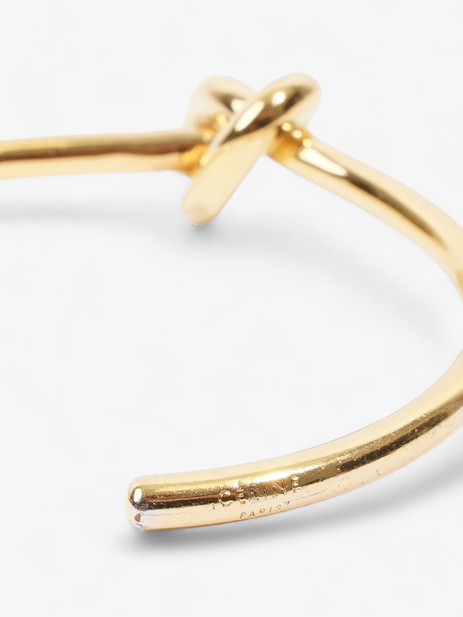 Knot Bangle Gold Gold Plated 14cm Image 4