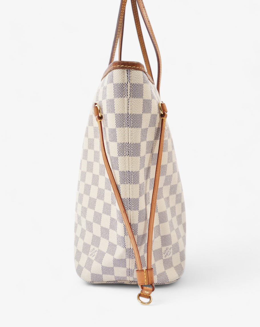 Neverfull Damier Azur Coated Canvas MM Image 3