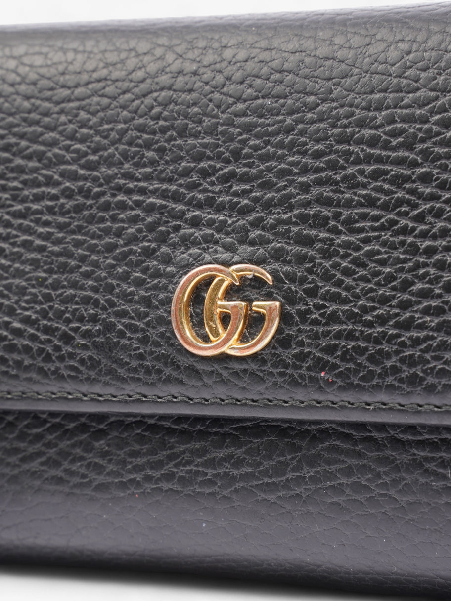 GG Marmont Continental Wallet Black Calfskin Leather Image 10