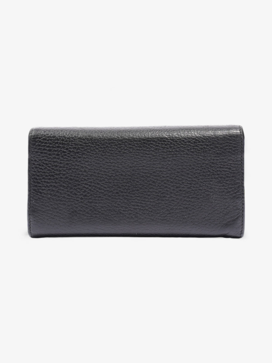 GG Marmont Continental Wallet Black Calfskin Leather Image 3