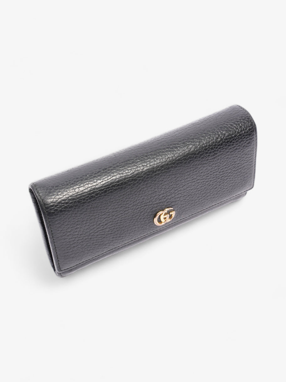 GG Marmont Continental Wallet Black Calfskin Leather Image 6