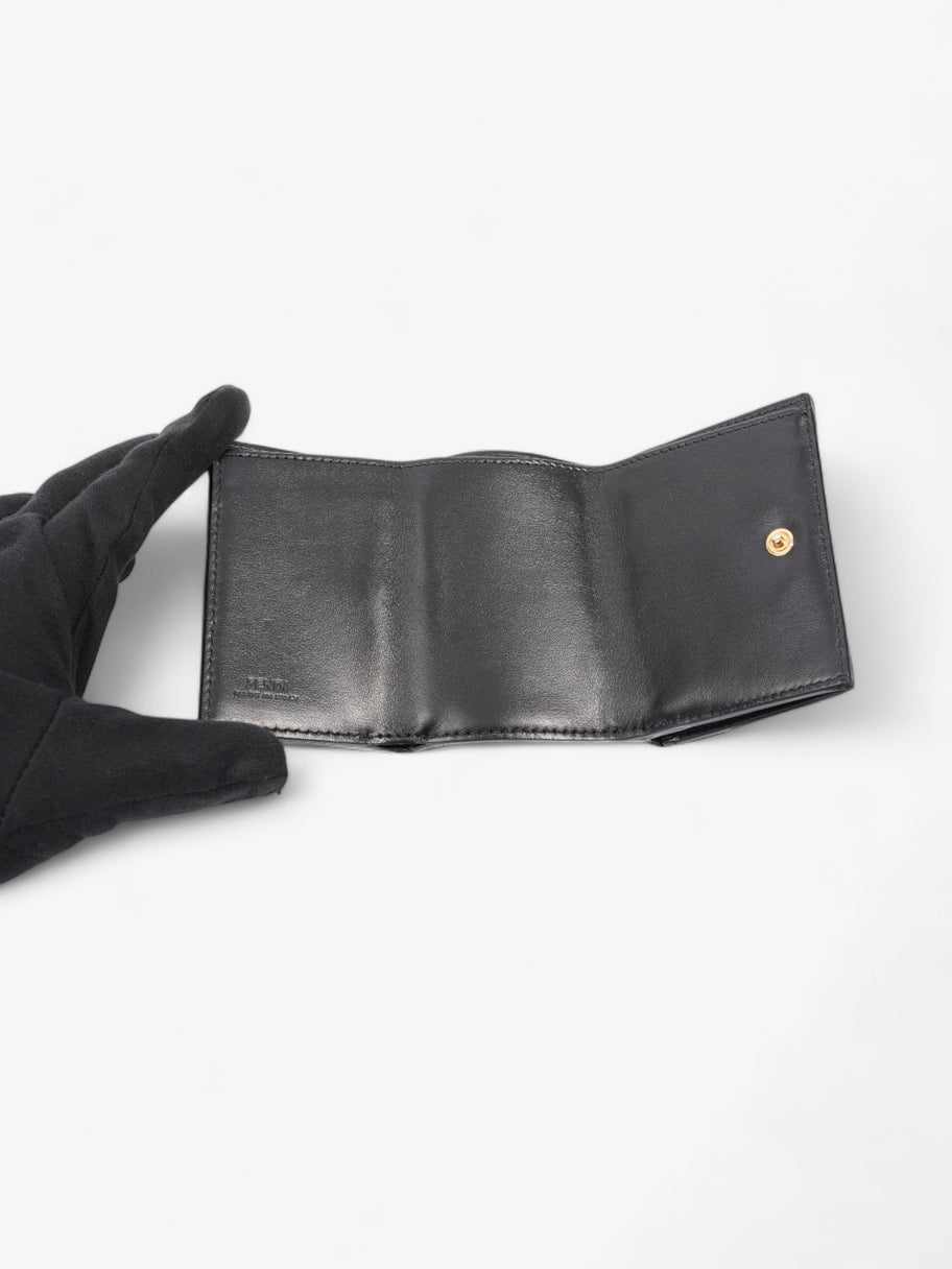 F is Fendi Envelope Wallet Black Leather Image 5