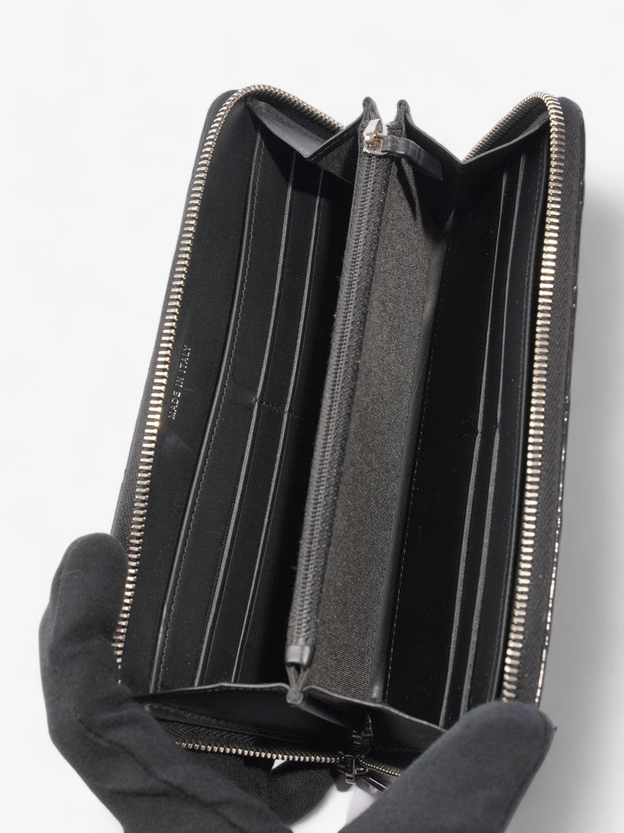 Brilliant Zip Around Wallet Black Patent Leather Image 5