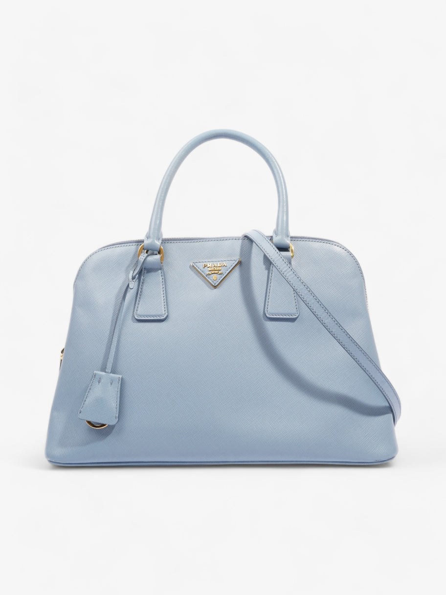 Galleria Tote Baby Blue Saffiano Leather Medium Image 1