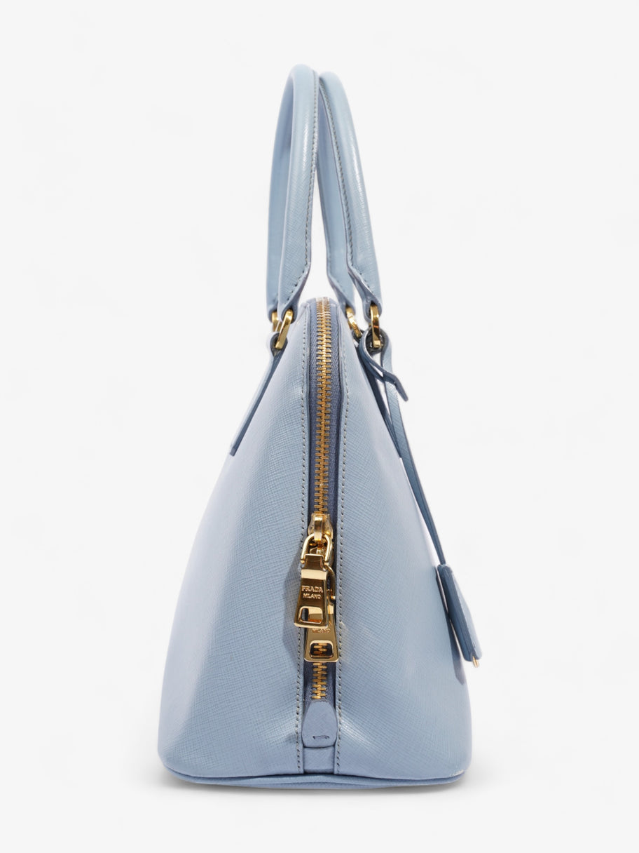 Galleria Tote Baby Blue Saffiano Leather Medium Image 5