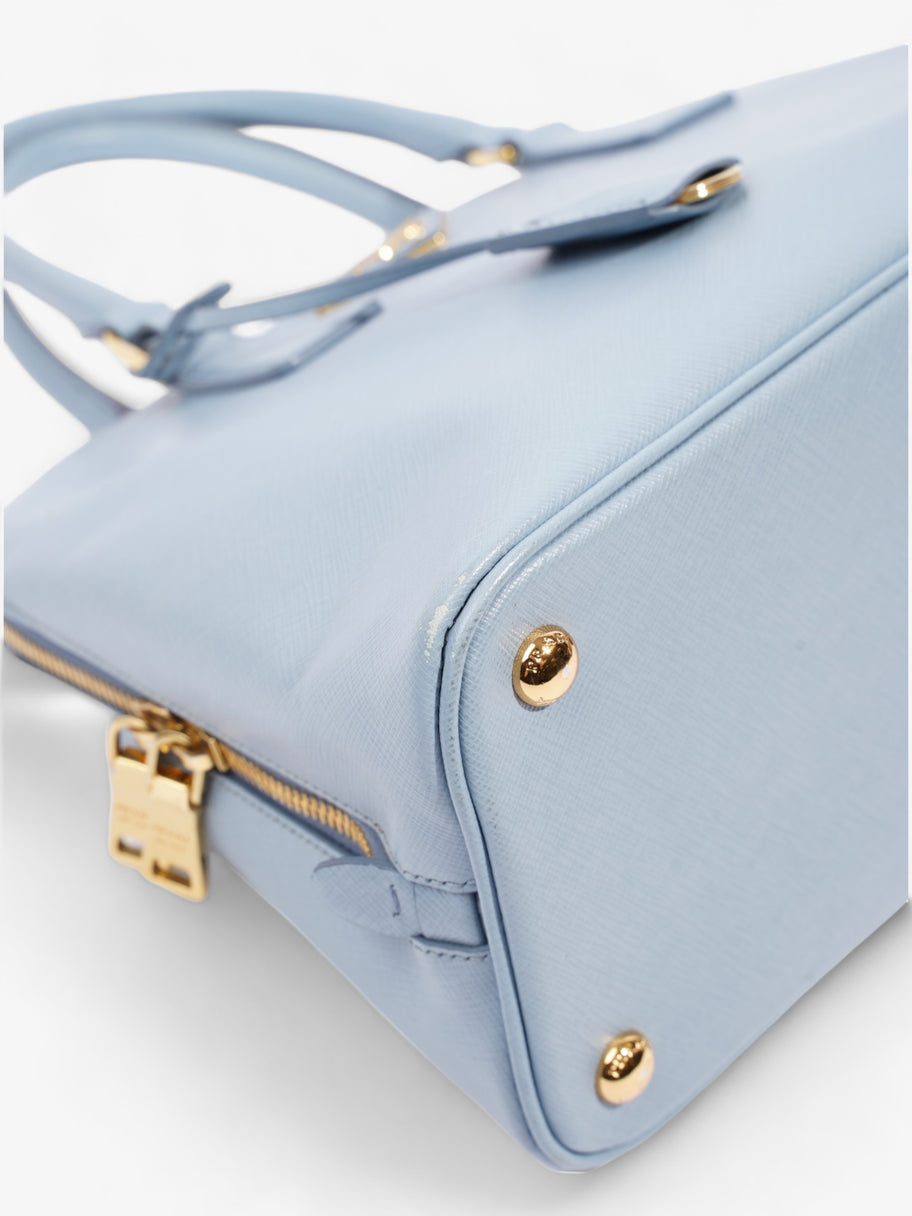 Galleria Tote Baby Blue Saffiano Leather Medium Image 7