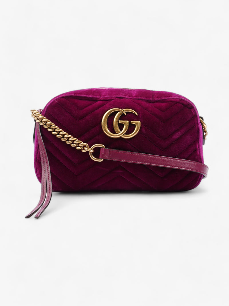  GG Marmont Purple Velvet Small