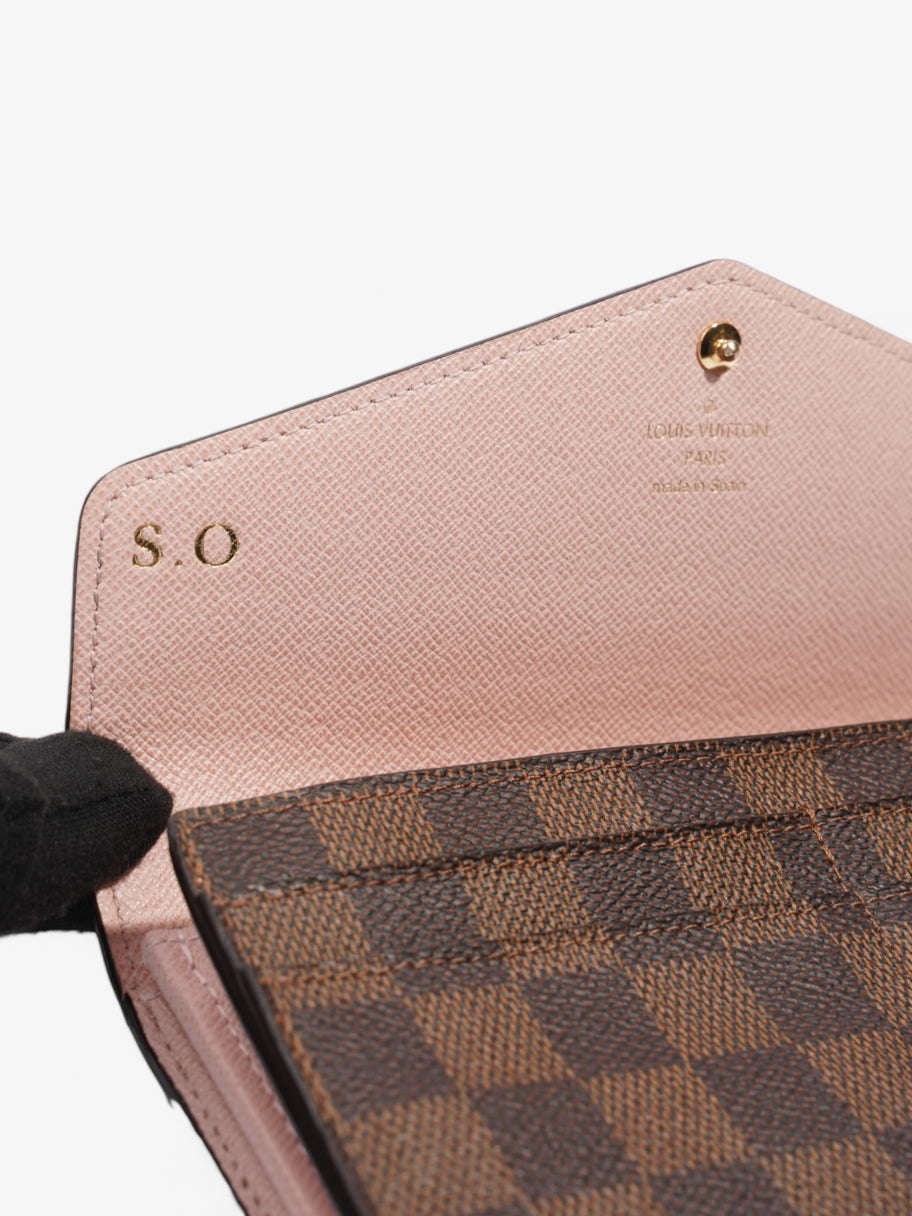 Sarah Wallet Damier Ebene Coated Canvas Image 8