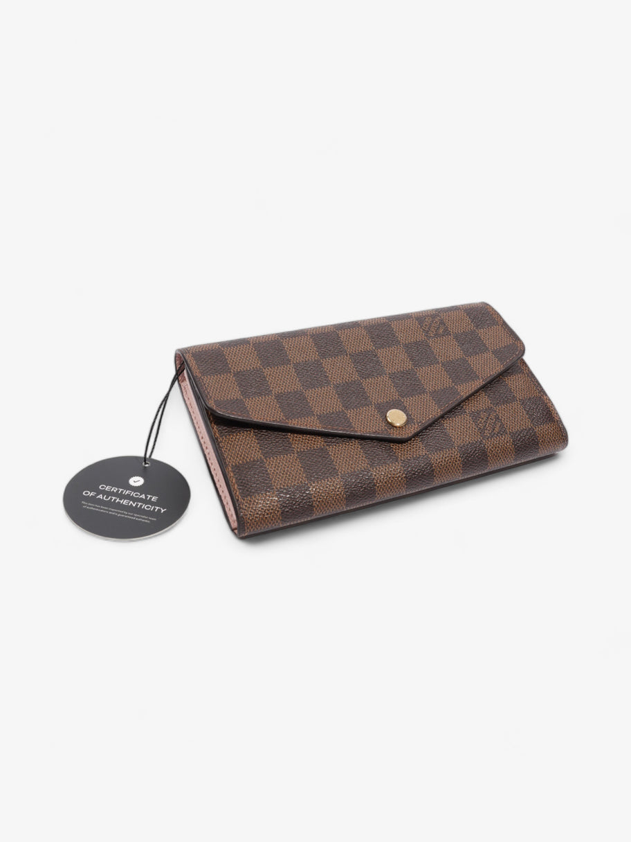 Sarah Wallet Damier Ebene Coated Canvas Image 9