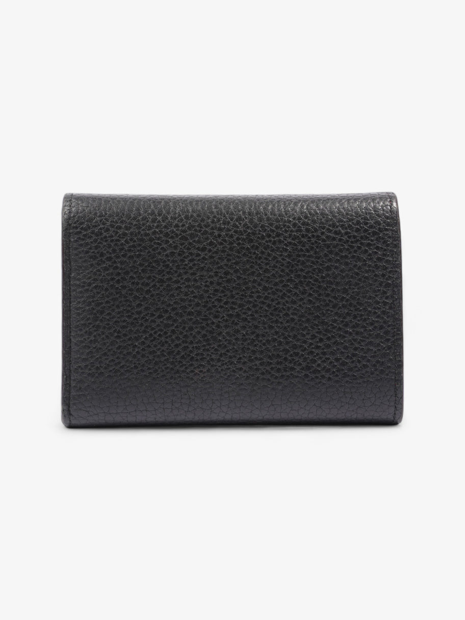 Capucines Compact Wallet Black Leather Image 3