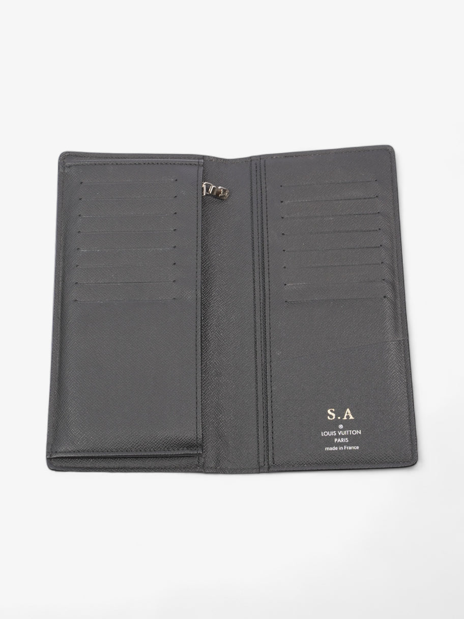 Taiga Portefeuille Brazza Long Wallet Black Leather Image 5