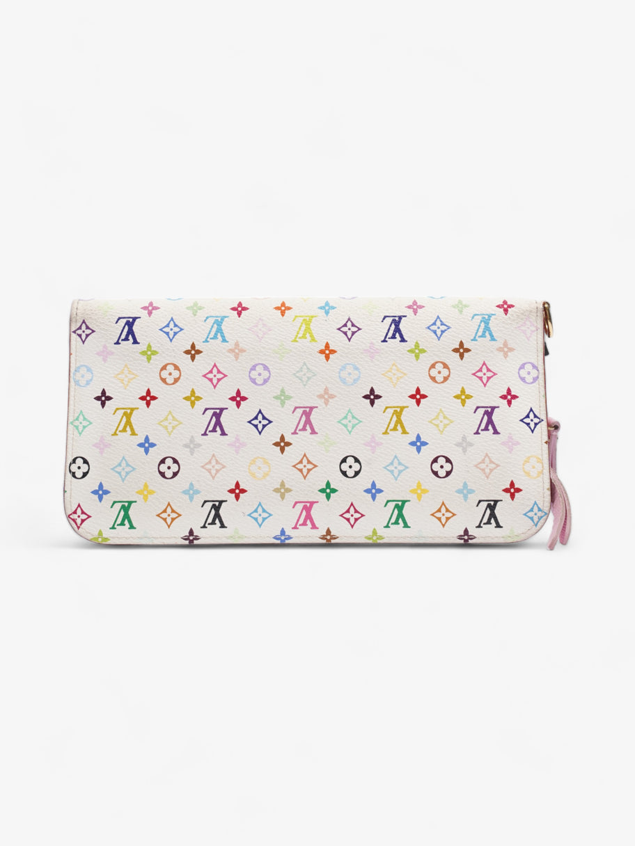 Double Zip Wallet Multicoloured Monogram Coated Canvas Image 3