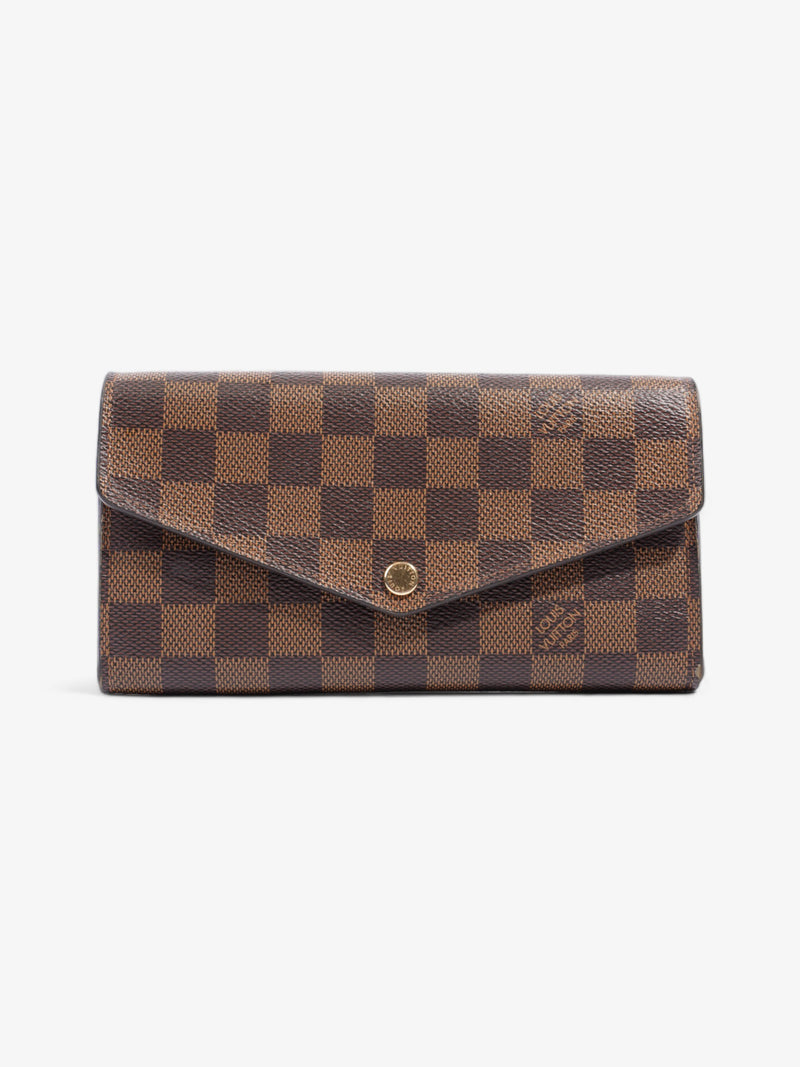  Sarah Wallet Damier Ebene Coated Canvas