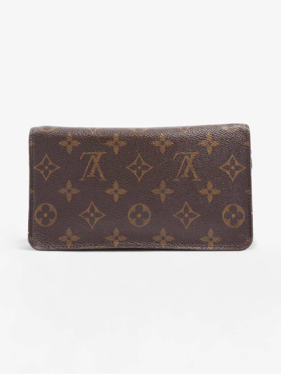 Louis Vuitton Zip Around Wallet Monogram Coated Canvas Image 3