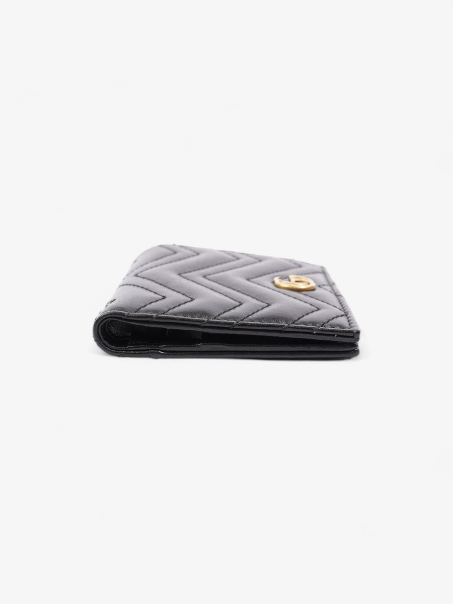 GG Marmont Card Case Black Matelasse Leather Image 4