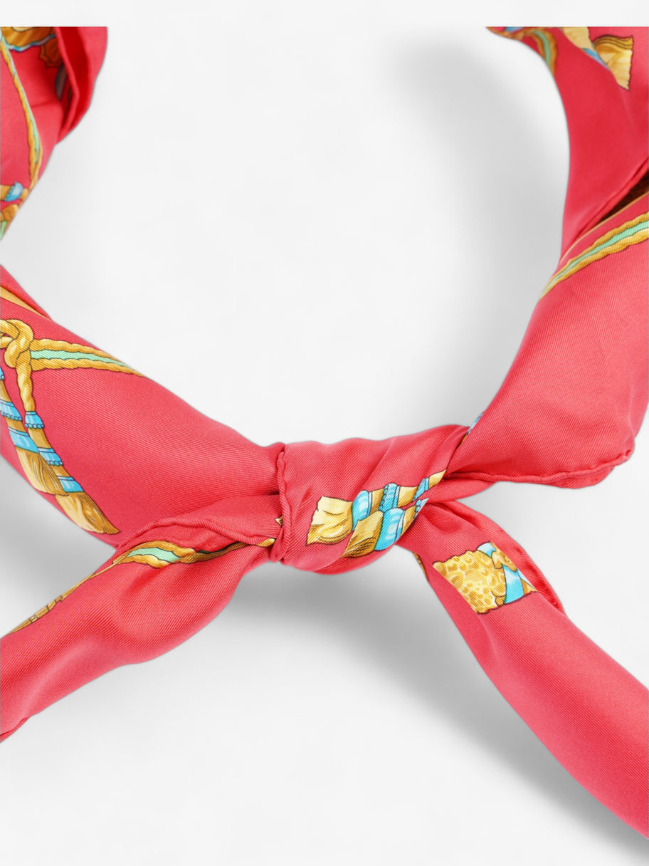 Hermes Hommage a Charles Garnier Red / Multicoloured Silk Image 3