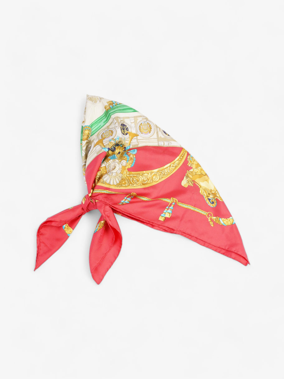 Hermes Hommage a Charles Garnier Red / Multicoloured Silk Image 4