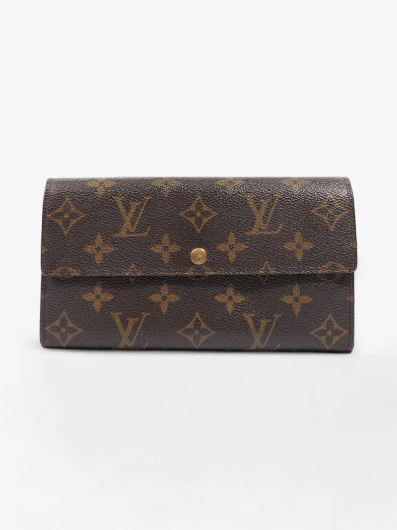  Sarah Wallet Monogram Coated Canvas