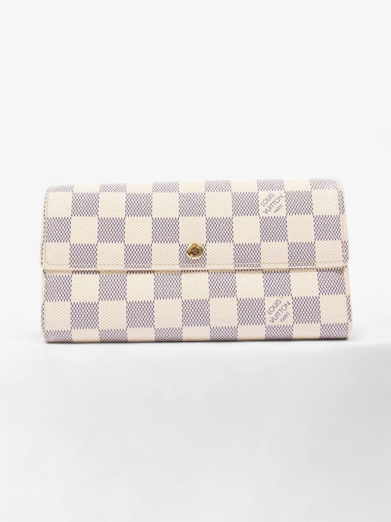  Sarah Wallet Damier Azur Coated Canvas