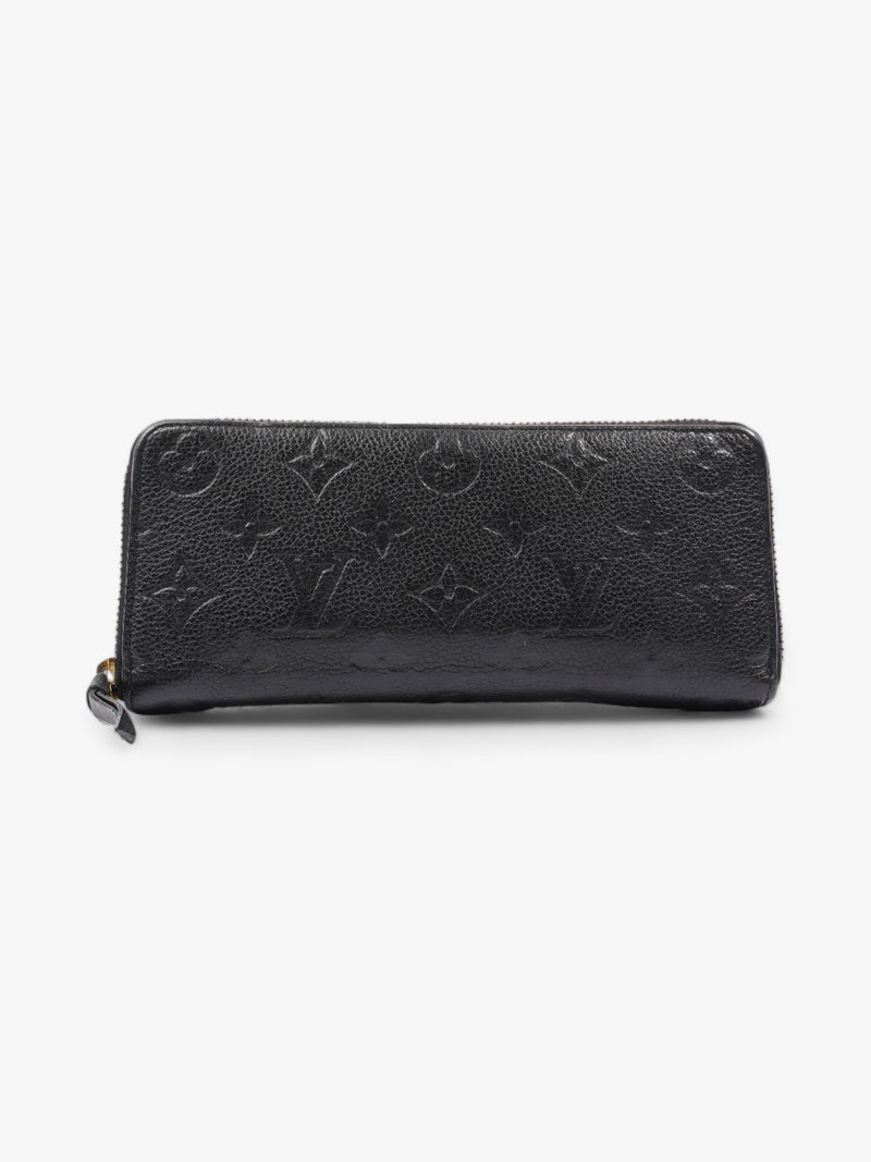  Clemence Wallet Black Empreinte Leather